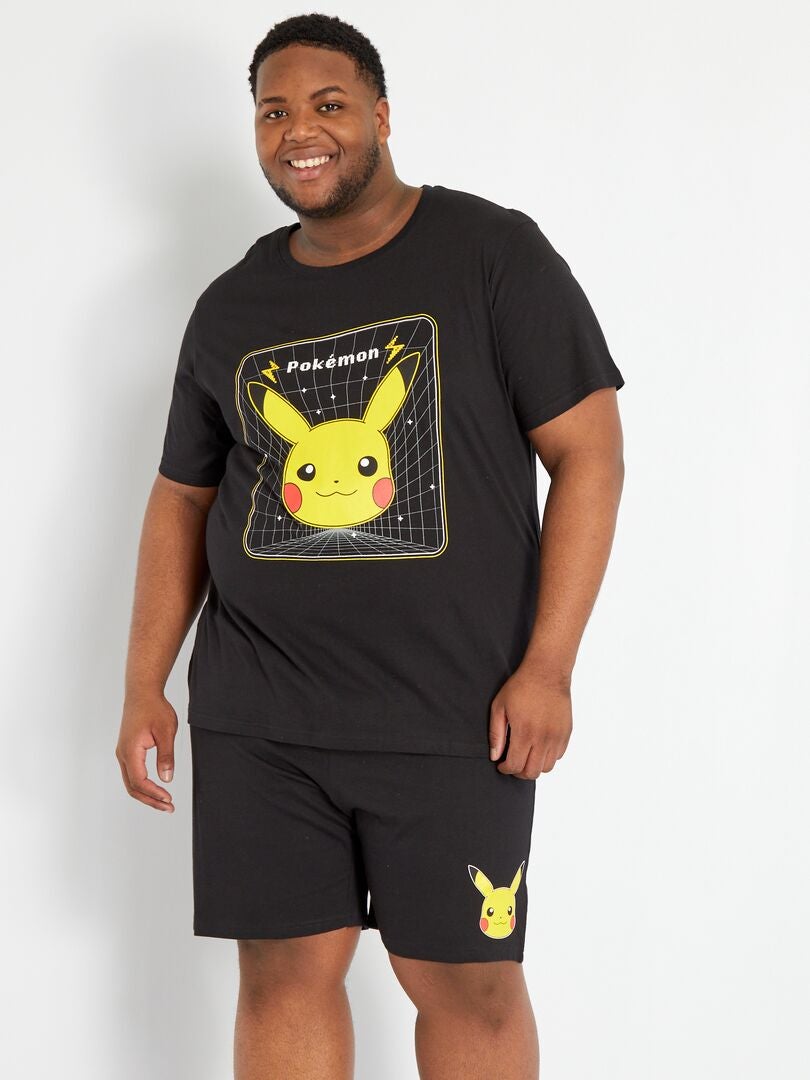 Tweedelige pyjama 'Pokémon' zwart - Kiabi