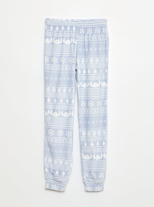 Tweedelige pyjama van fleecestof 'Disney' 'Stitch' - Kiabi