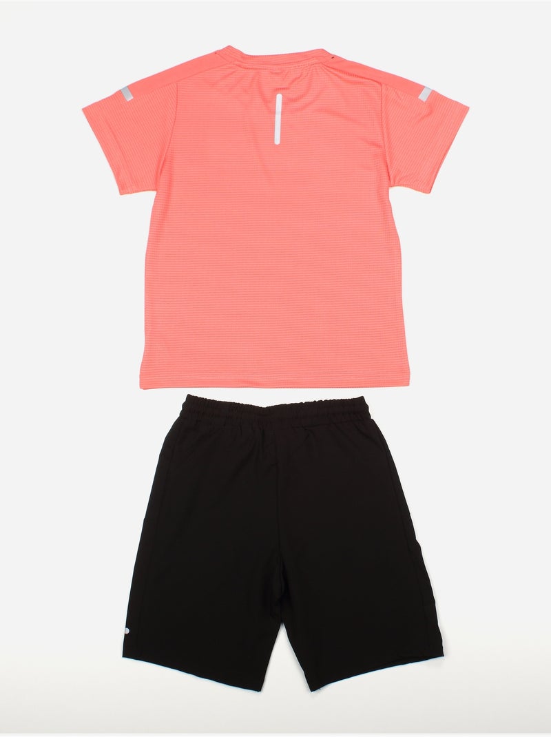 Tweedelige set - Boom Kids Zwart Roze - Kiabi