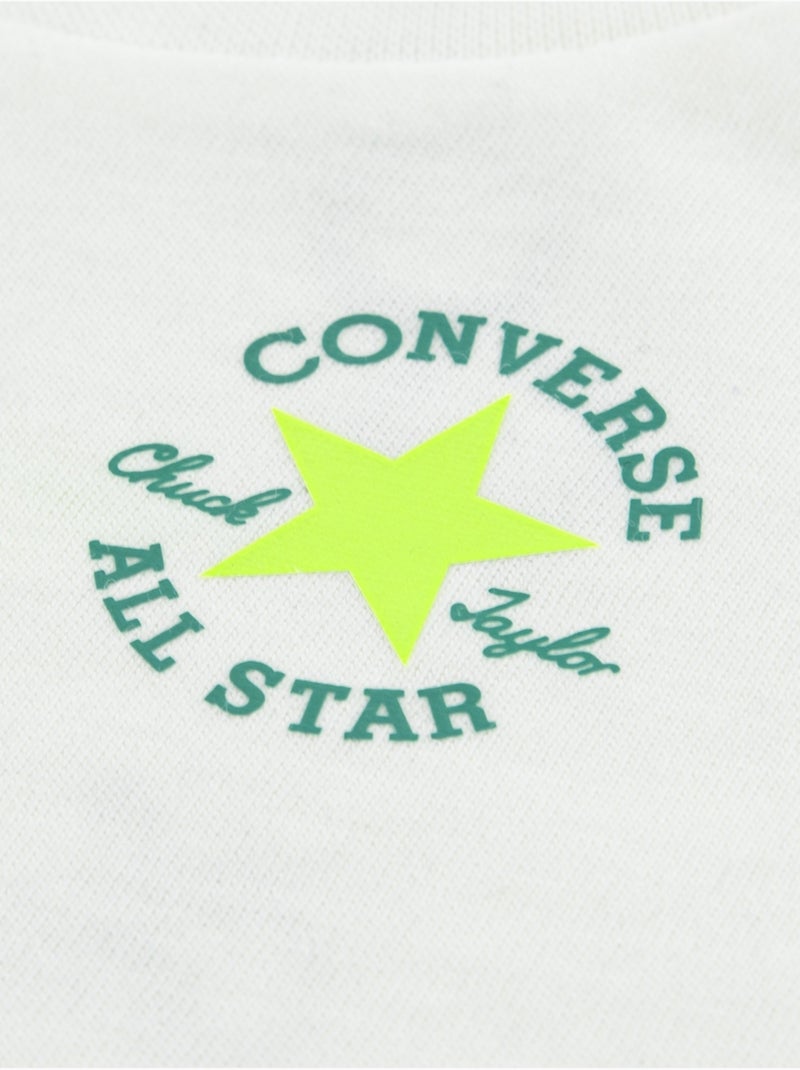 Tweedelige set - Converse Wit Groen - Kiabi