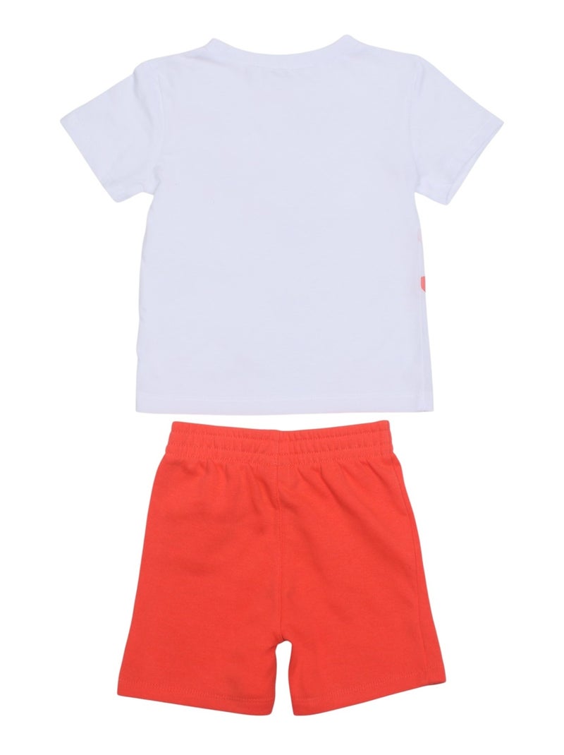 Tweedelige set - Jordan Wit Oranje - Kiabi