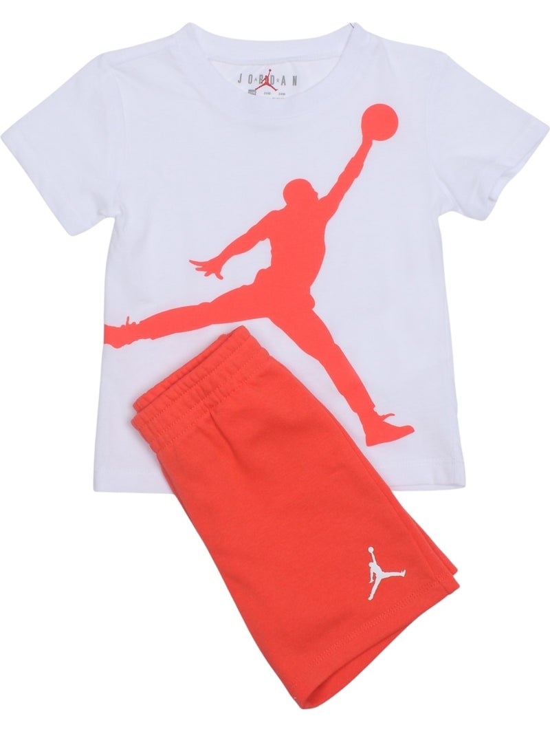 Tweedelige set - Jordan Wit Oranje - Kiabi