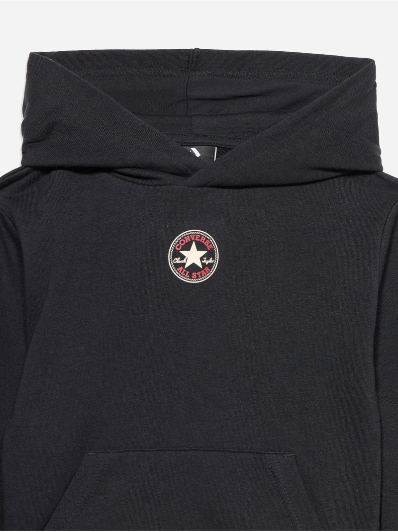 Tweedelige set met hoodie en broek - converse Zwart - Kiabi