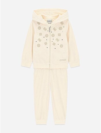 Tweedelige set met hoodie en broek - guess kids