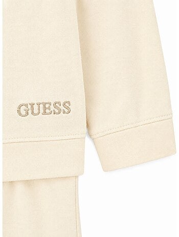 Tweedelige set met hoodie en broek - guess kids