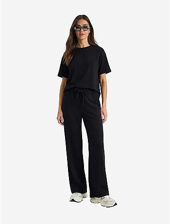 Tweedelige set met t-shirt met ronde hals en broek lucci