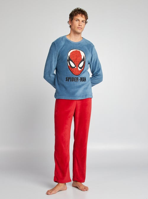 Tweedelige 'Spider-Man'-pyjama in fleece - Kiabi