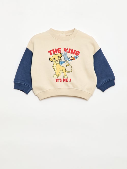 Tweekleurig 'Disney' sweatshirt - Kiabi