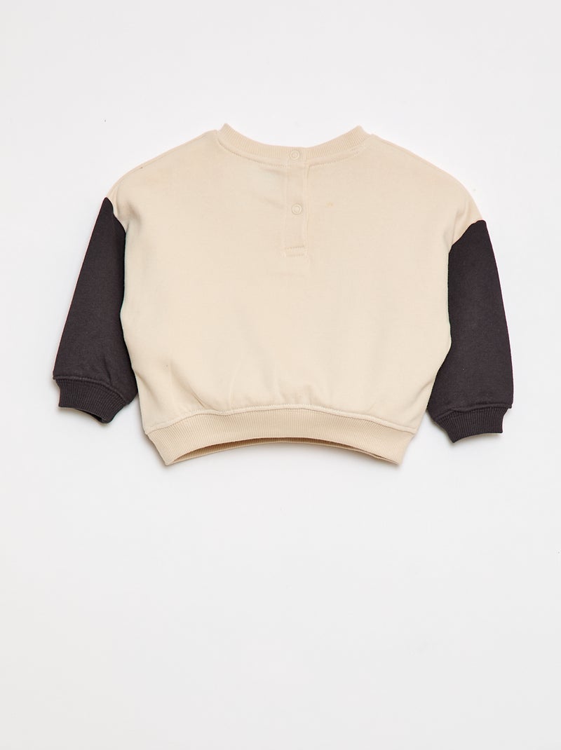 Tweekleurig 'Disney' sweatshirt Zwart - Kiabi