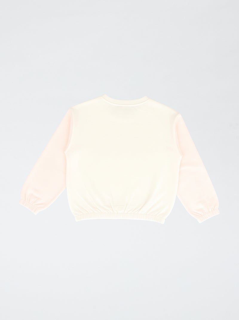 Tweekleurig 'Hello Kitty'-sweatshirt Wit - Kiabi