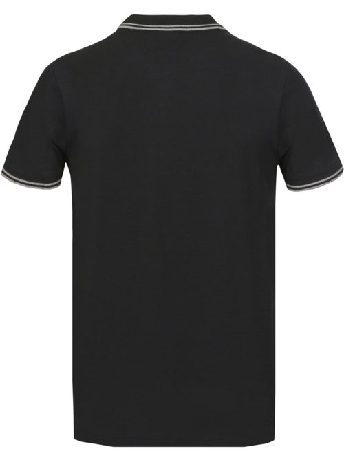 Tweekleurig herenpoloshirt van piquékatoen met geborduurd logo 802210 - Kiabi