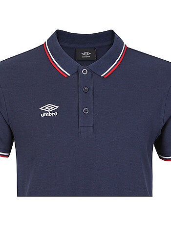 Tweekleurig herenpoloshirt van piquékatoen met geborduurd logo 806450