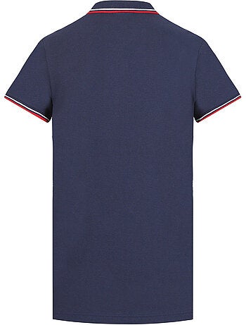 Tweekleurig herenpoloshirt van piquékatoen met geborduurd logo 806450