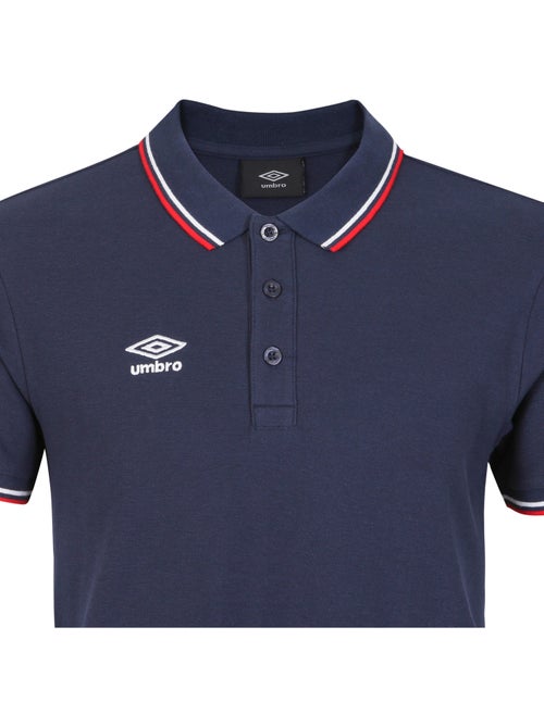 Tweekleurig herenpoloshirt van piquékatoen met geborduurd logo 806450 - Kiabi Tweekleurig herenpoloshirt van piquékatoen met geborduurd logo 806450 - Kiabi