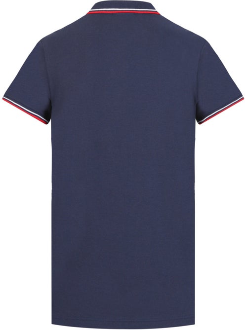 Tweekleurig herenpoloshirt van piquékatoen met geborduurd logo 806450 - Kiabi Tweekleurig herenpoloshirt van piquékatoen met geborduurd logo 806450 - Kiabi