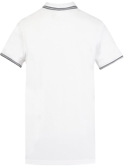 Tweekleurig herenpoloshirt van piquékatoen met geborduurd logo 806450 - Kiabi Tweekleurig herenpoloshirt van piquékatoen met geborduurd logo 806450 - Kiabi