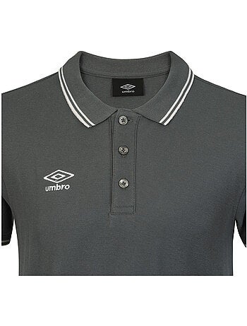 Tweekleurig herenpoloshirt van piquékatoen met geborduurd logo 806451
