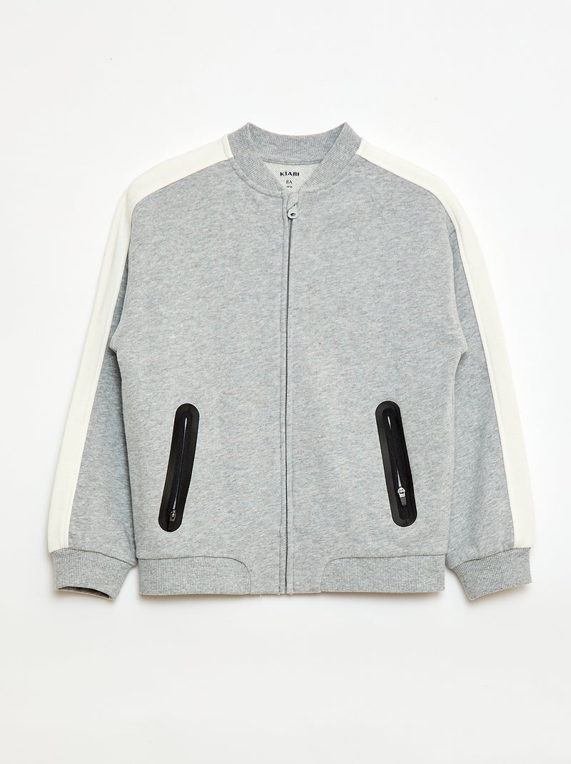 Tweekleurig sportvest Grijs - Kiabi