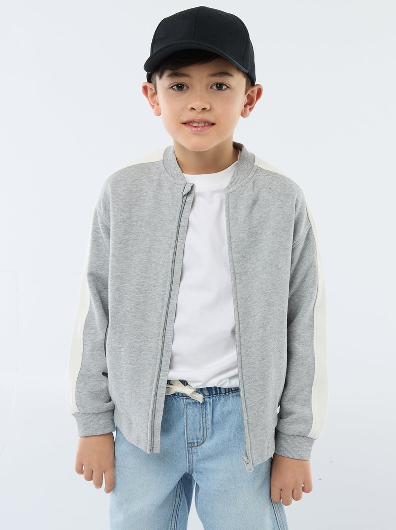 Tweekleurig sportvest Grijs - Kiabi