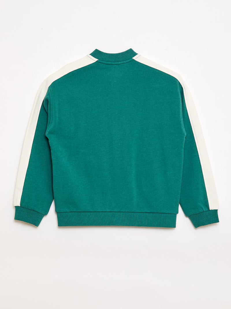 Tweekleurig sportvest Groen - Kiabi