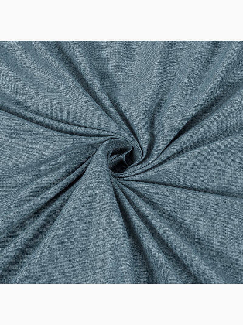 Tweekleurige eenpersoons beddengoedset Blauw - Kiabi