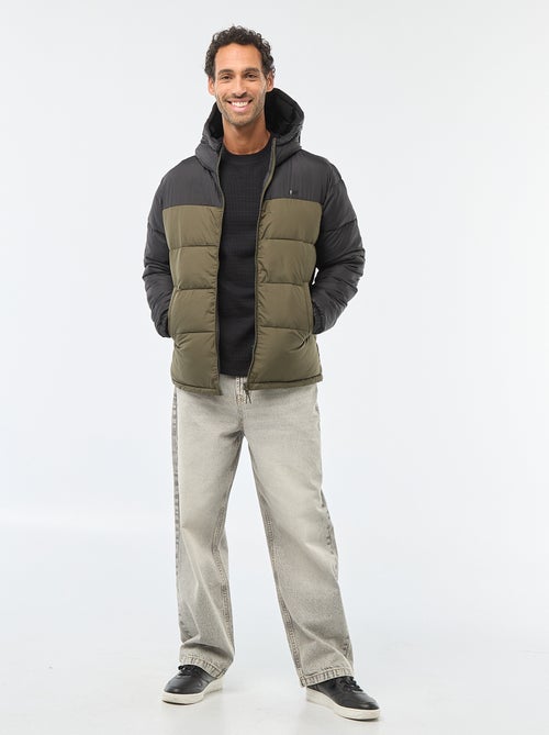 Tweekleurige gewatteerde jas 'JJ Rebel' - Kiabi