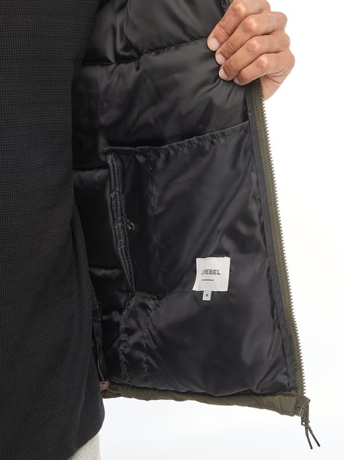 Tweekleurige gewatteerde jas 'JJ Rebel' - Kiabi