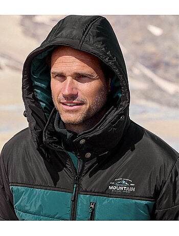 Lange gewatteerde jas met afneembare capuchon Sunny Winter - ATLAS FOR MEN
