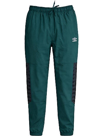Tweekleurige joggingbroek voor heren met ritszakken en logo 224730