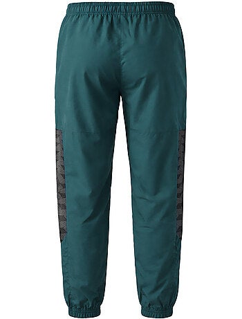 Tweekleurige joggingbroek voor heren met ritszakken en logo 224730