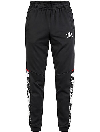 Tweekleurige joggingbroek voor heren met zakken en logo 123830