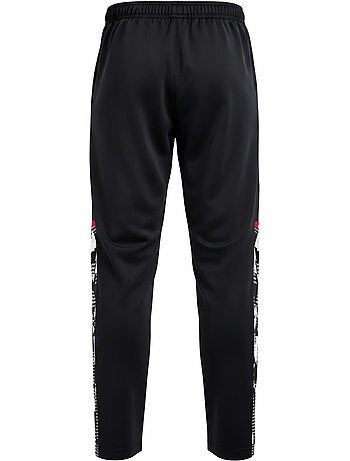Tweekleurige joggingbroek voor heren met zakken en logo 123830