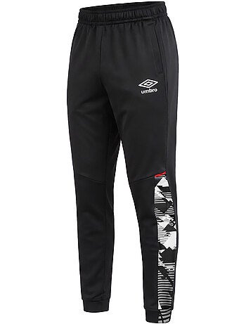 Tweekleurige joggingbroek voor heren met zakken en logo 123830