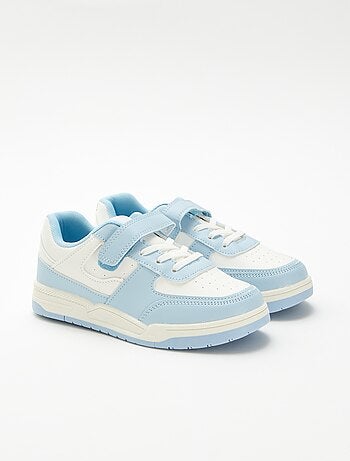 Tweekleurige lage sneakers