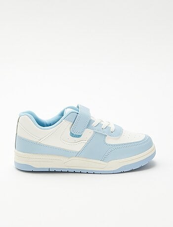 Tweekleurige lage sneakers