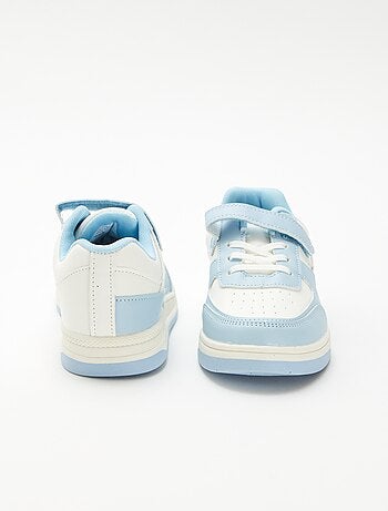 Tweekleurige lage sneakers