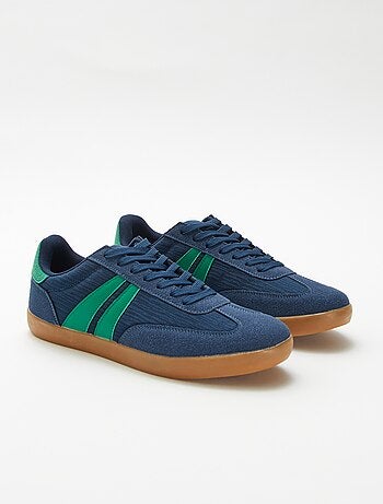 Tweekleurige lage sneakers