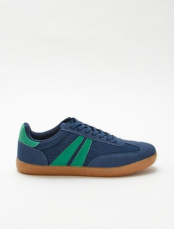 Tweekleurige lage sneakers