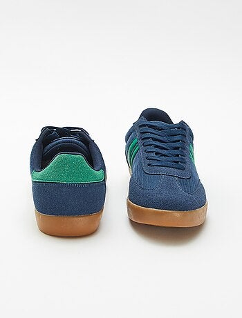 Tweekleurige lage sneakers