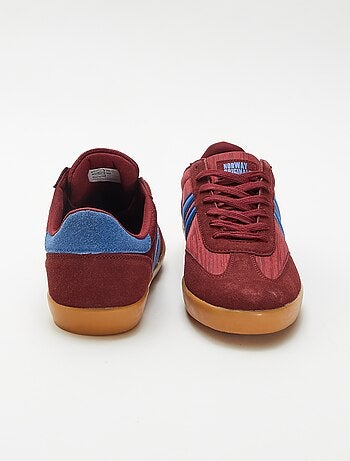 Tweekleurige lage sneakers