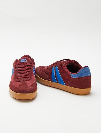 Tweekleurige lage sneakers