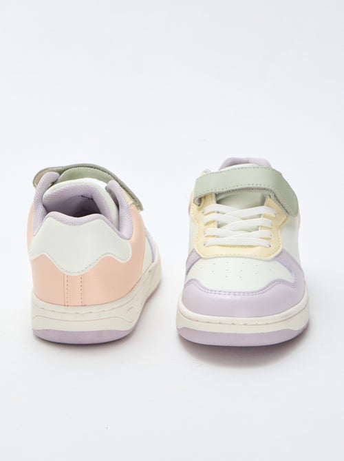 Tweekleurige, lage sneakers - Kiabi
