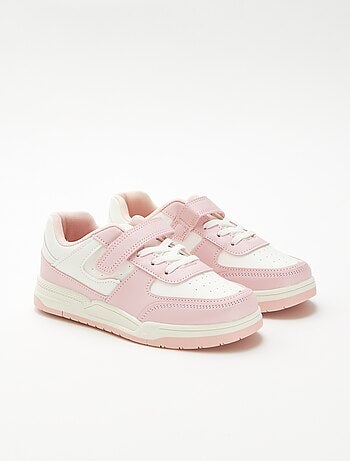 Tweekleurige lage sneakers