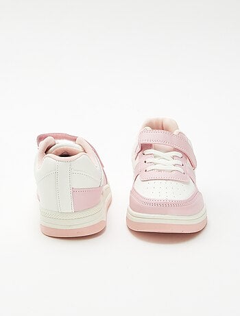 Tweekleurige lage sneakers