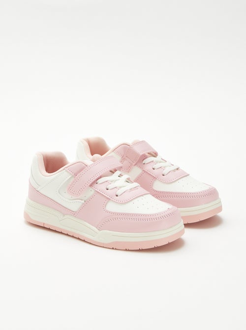 Tweekleurige lage sneakers - Kiabi