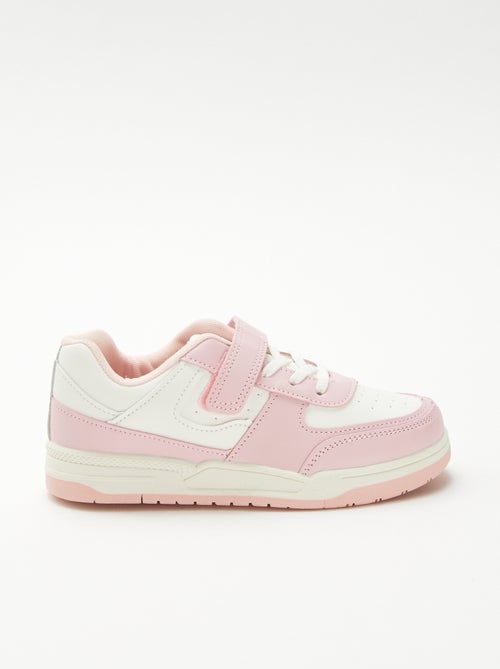 Tweekleurige lage sneakers - Kiabi