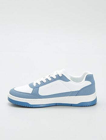 Tweekleurige, lage sneakers