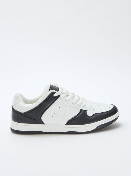 Tweekleurige lage sneakers - Kiabi