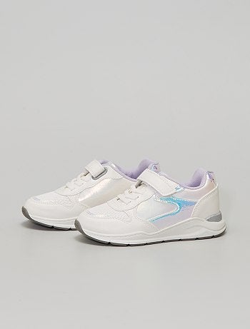 Goedkoop geprijsde sneakers, gympen, voor trendy kids - Mode - wit - Kiabi