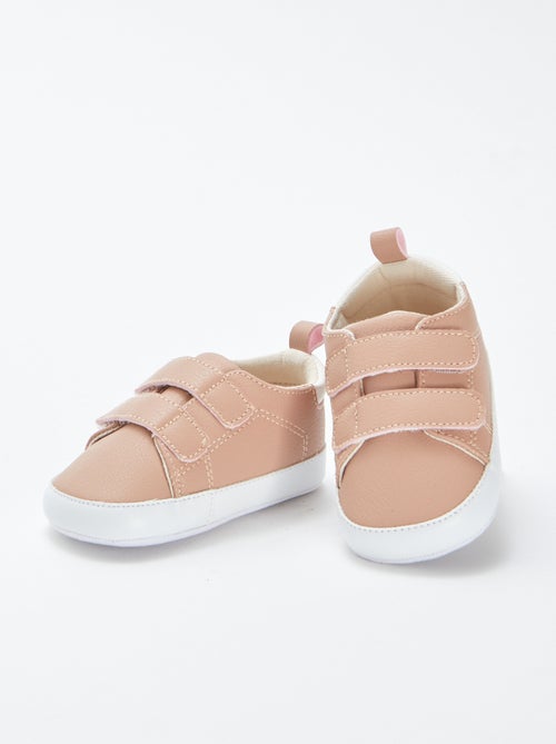 Tweekleurige sneakers met klittenband - Kiabi Tweekleurige sneakers met klittenband - Kiabi